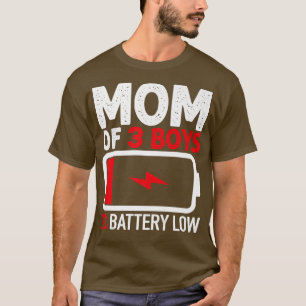 Mama 3 Jungen Geschenk von Son Müttern Tag Geburts T-Shirt