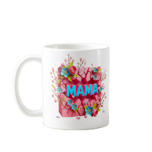 MAMA 3D-Risswanddesign mit lebendigen Blumen
