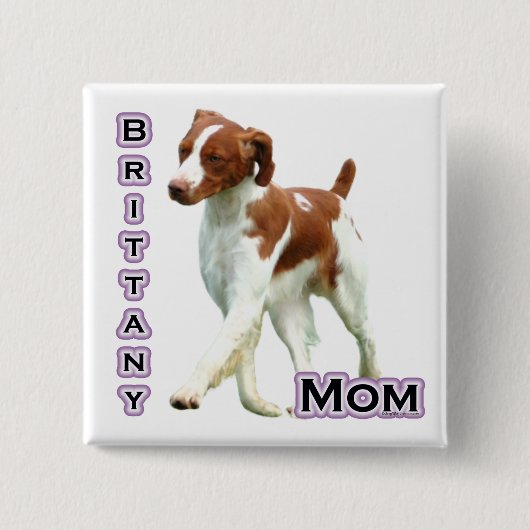 Mama 4 der Bretagne - Schaltfläche Button (Vorderseite)