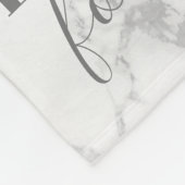 Mama 4 Foto Collage Marmor Fleecedecke (Ecke)