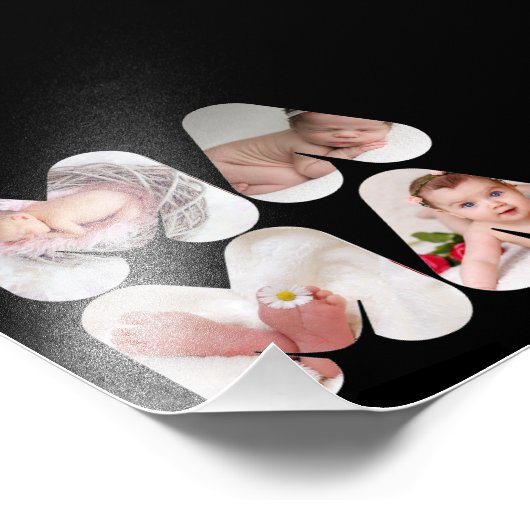 MAMA 4 x Foto Collage Geschenk für Mütter, Mama, (Ecke)