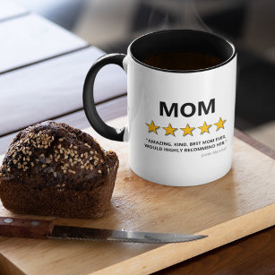 Mama 5 Star Review   Beste Mama je Tasse