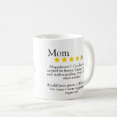 Mama, 5-Sterne-Bewertung, lustig, Kaffeetasse (VorderseiteRechts)