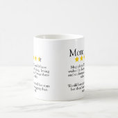 Mama, 5-Sterne-Bewertung, lustig, Kaffeetasse (Mittel)