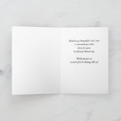 Mama 84. Geburtstagsfeier Rote Rose Karte (Innenseite)