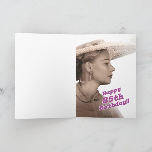 Mama 85. Geburtstag Karte (Innenseite)