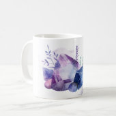 *~* Mama A GEM - Edelsteine Wasserfarben-Gem-Stein Kaffeetasse (Vorderseite Links)