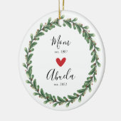 Mama | Abuela Jahr Osten. Keramik Ornament (Links)