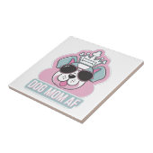 Mama AF - Funny Hund Mama Design Fliese (Seite)