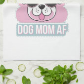 Mama AF - Funny Hund Mama Design Geschirrtuch (Gefaltet)