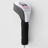 Mama AF - Funny Hund Mama Design Golf Headcover (angewinkelt)