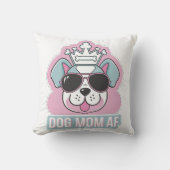 Mama AF - Funny Hund Mama Design Kissen (Vorderseite)