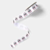 Mama AF - Funny Hund Mama Design Satinband (Rückseite)