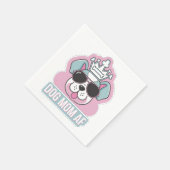 Mama AF - Funny Hund Mama Design Serviette (Ecke)