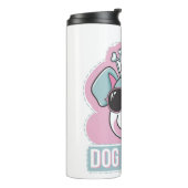 Mama AF - Funny Hund Mama Design Thermosbecher (Nach links gedreht)