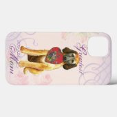 Mama "Afghan Hound Heart" Case-Mate iPhone Hülle (Rückseite (Horizontal))
