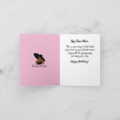 Mama African American Happy Birthday Card Karte (Innenseite)