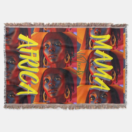 Mama Afrika Decke (Vorderseite)