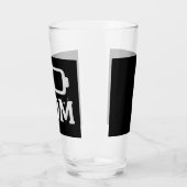 Mama Akku wenig müde lustige Muttertag Glas (Links)