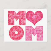 Mama Alphabet zum Muttertag Postkarte (Vorderseite)