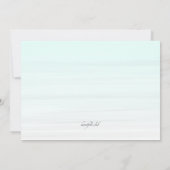 Mama als Blue Baby Dusche Einladung (Rückseite)