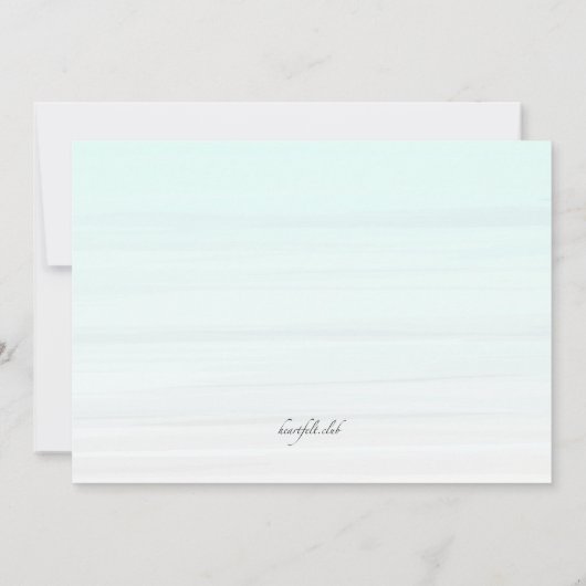 Mama als Blue Baby Dusche Einladung (Rückseite)