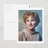 Mama als Computer-Impasto-Ölgemälde  Postkarte (Vorne/Hinten)