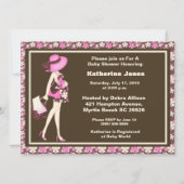 Mama als Kinderdusche Einladung (Vorderseite)