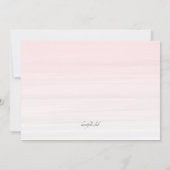 Mama als rosa Kinderdusche Einladung (Rückseite)