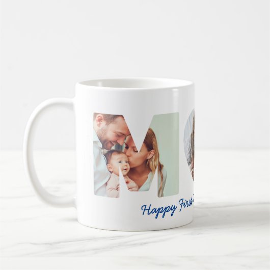 Mama am ersten Muttertag Foto Kaffeetasse (Links)