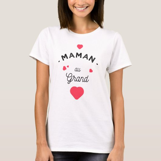Mama am großen Herzen T-Shirt (Vorderseite)