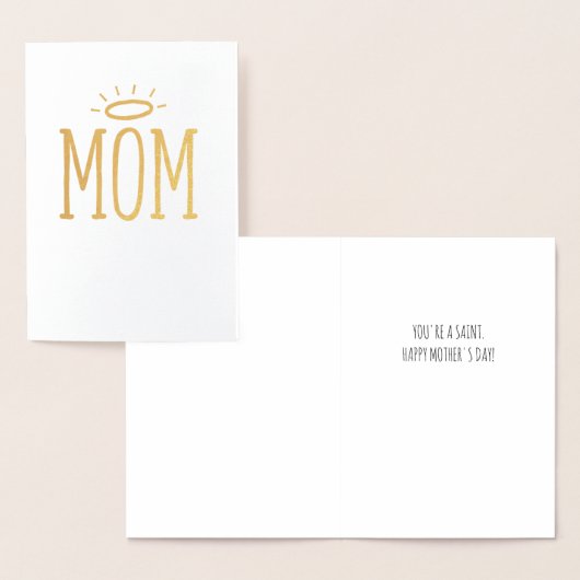 Mama am halben Muttertag Folienkarte (Anzeige)