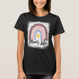 Mama am Muttertag Leopard Rainbow Mama Women T-Shirt