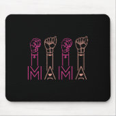 Mama American Sign Language Deaf Awareness Support Mousepad (Vorne)