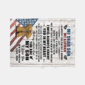 Mama an meinen lieben Sohn AF Fleecedecke (Vorderseite (Horizontal))