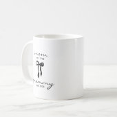 Mama an Oma Est Tasse mit Schleife (Vorderseite Links)