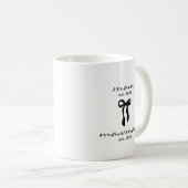 Mama an Oma Est Tasse mit Schleife (VorderseiteRechts)