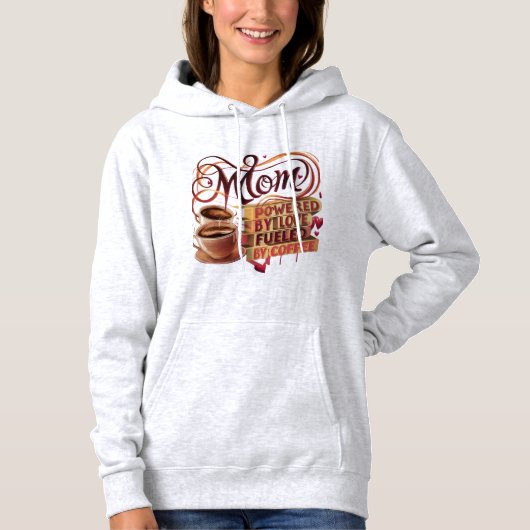 Mama — angetrieben durch Liebe, angetrieben durch Hoodie (Vorderseite)