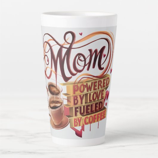 Mama — angetrieben durch Liebe, angetrieben durch Milchtasse (Vorderseite)