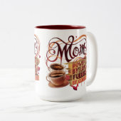 Mama — angetrieben durch Liebe, angetrieben durch Zweifarbige Tasse (VorderseiteRechts)