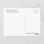 Mama Antique Rocker Postcard - anpassen Postkarte (Rückseite)