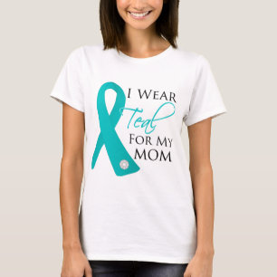 Mama - Aquamarines Ribbon-Ovarialkarzinom T-Shirt