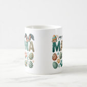 Mama Aquarell farbige Ostereier Kaffeetasse (Mittel)