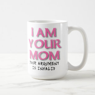 Mama-Argument ist ungültig Lustiger Becher Kaffeetasse