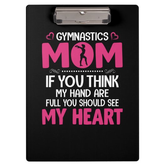 Mama Art Gymnastik Mama Klemmbrett (Vorderseite)
