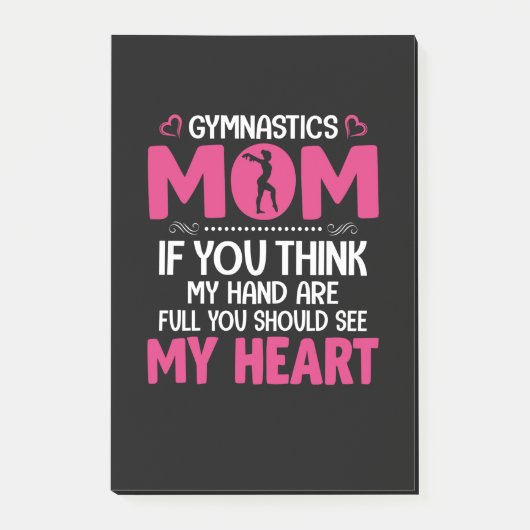 Mama Art Gymnastik Mama Post-it Klebezettel (Vorderseite)