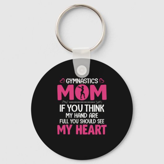 Mama Art Gymnastik Mama Schlüsselanhänger (Vorderseite)