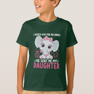 Mama Art hat er mir Elephant Daughter geschickt T-Shirt
