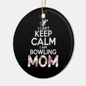 Mama Art I Bowling Mama Keramik Ornament (Links)