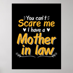 Mama Art ich habe eine Schwiegermutter Poster